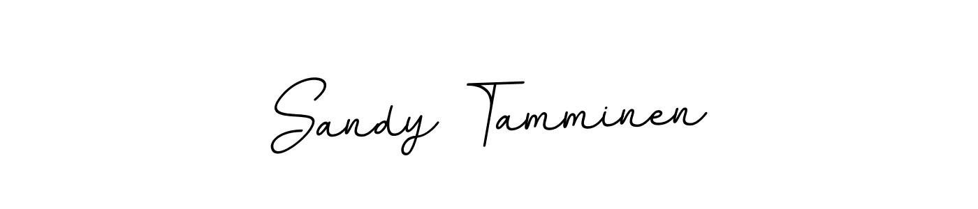 You should practise on your own different ways (BallpointsItalic-DORy9) to write your name (Sandy Tamminen) in signature. don't let someone else do it for you. Sandy Tamminen signature style 11 images and pictures png