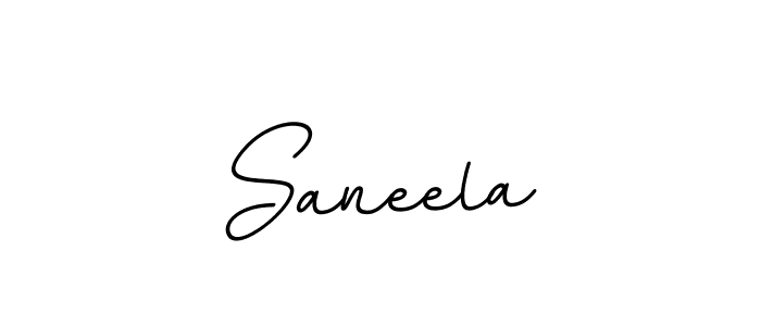 Create a beautiful signature design for name Saneela. With this signature (BallpointsItalic-DORy9) fonts, you can make a handwritten signature for free. Saneela signature style 11 images and pictures png