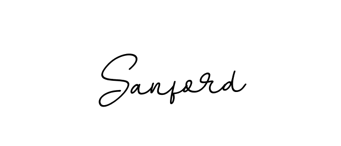 Design your own signature with our free online signature maker. With this signature software, you can create a handwritten (BallpointsItalic-DORy9) signature for name Sanford. Sanford signature style 11 images and pictures png