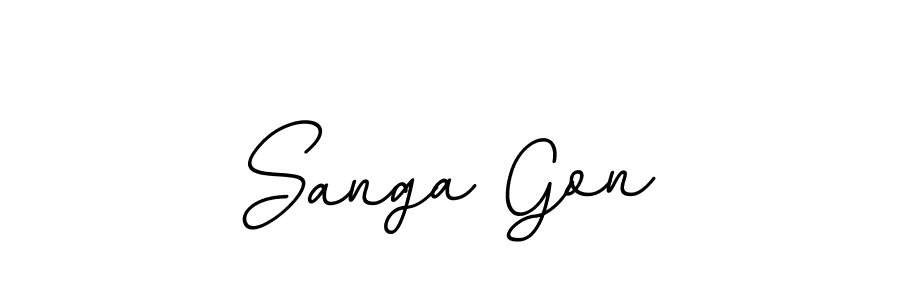 Sanga Gon stylish signature style. Best Handwritten Sign (BallpointsItalic-DORy9) for my name. Handwritten Signature Collection Ideas for my name Sanga Gon. Sanga Gon signature style 11 images and pictures png