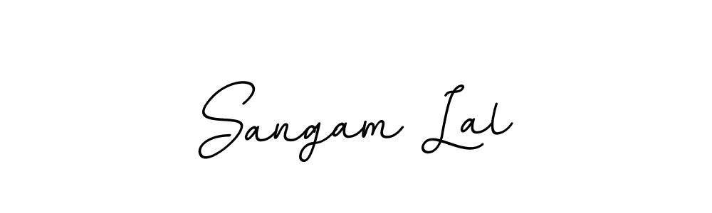 Make a beautiful signature design for name Sangam Lal. With this signature (BallpointsItalic-DORy9) style, you can create a handwritten signature for free. Sangam Lal signature style 11 images and pictures png