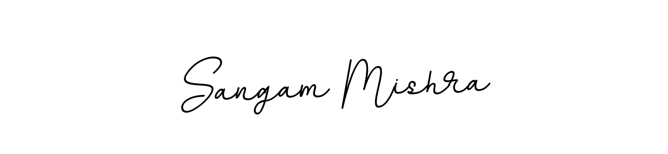 Design your own signature with our free online signature maker. With this signature software, you can create a handwritten (BallpointsItalic-DORy9) signature for name Sangam Mishra. Sangam Mishra signature style 11 images and pictures png