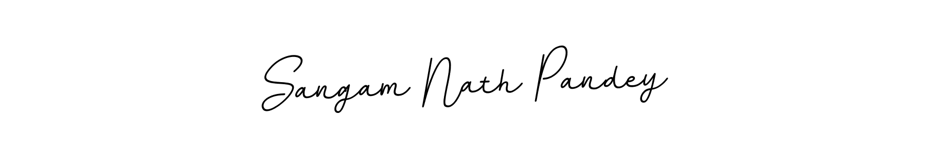 Check out images of Autograph of Sangam Nath Pandey name. Actor Sangam Nath Pandey Signature Style. BallpointsItalic-DORy9 is a professional sign style online. Sangam Nath Pandey signature style 11 images and pictures png