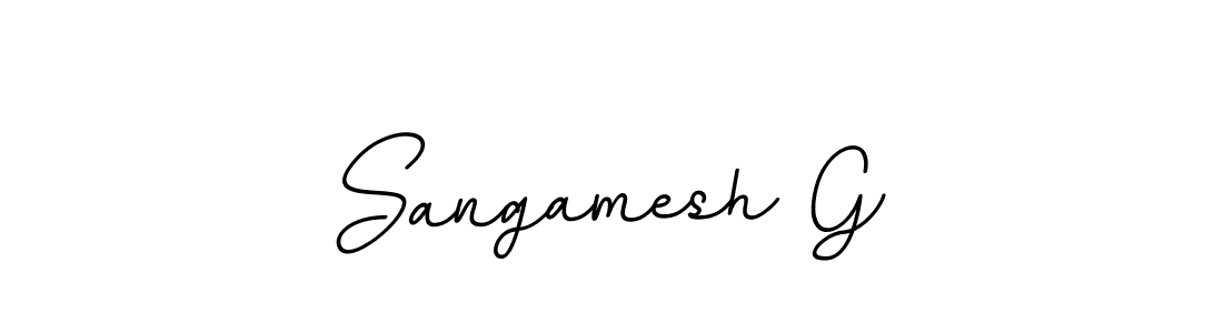 Similarly BallpointsItalic-DORy9 is the best handwritten signature design. Signature creator online .You can use it as an online autograph creator for name Sangamesh G. Sangamesh G signature style 11 images and pictures png