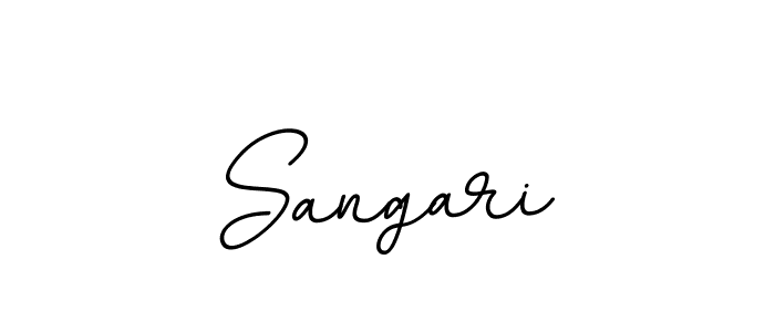 Design your own signature with our free online signature maker. With this signature software, you can create a handwritten (BallpointsItalic-DORy9) signature for name Sangari. Sangari signature style 11 images and pictures png