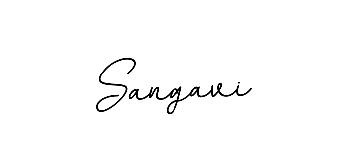 Design your own signature with our free online signature maker. With this signature software, you can create a handwritten (BallpointsItalic-DORy9) signature for name Sangavi. Sangavi signature style 11 images and pictures png