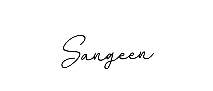 Sangeen stylish signature style. Best Handwritten Sign (BallpointsItalic-DORy9) for my name. Handwritten Signature Collection Ideas for my name Sangeen. Sangeen signature style 11 images and pictures png
