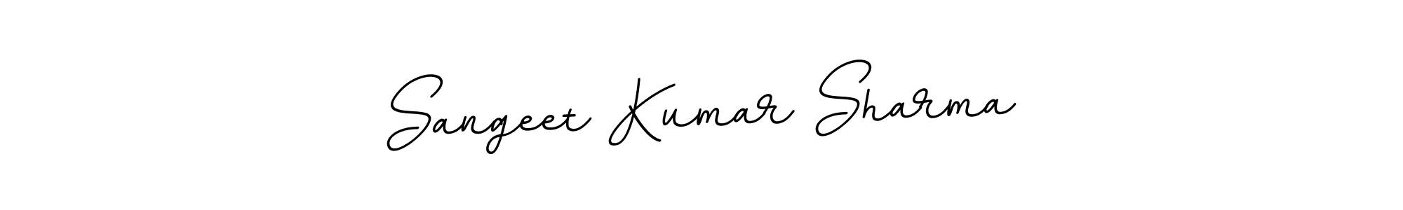 This is the best signature style for the Sangeet Kumar Sharma name. Also you like these signature font (BallpointsItalic-DORy9). Mix name signature. Sangeet Kumar Sharma signature style 11 images and pictures png