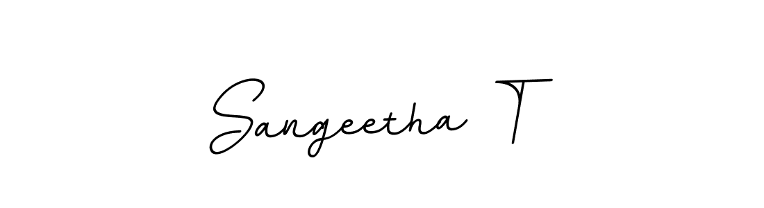 Also we have Sangeetha T name is the best signature style. Create professional handwritten signature collection using BallpointsItalic-DORy9 autograph style. Sangeetha T signature style 11 images and pictures png