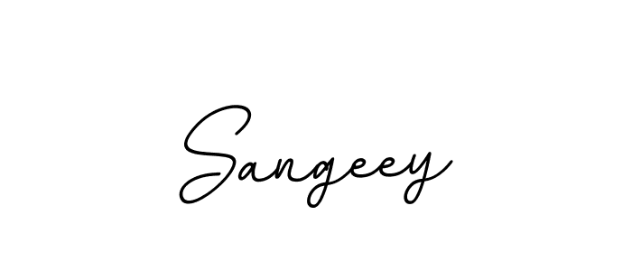 Create a beautiful signature design for name Sangeey. With this signature (BallpointsItalic-DORy9) fonts, you can make a handwritten signature for free. Sangeey signature style 11 images and pictures png