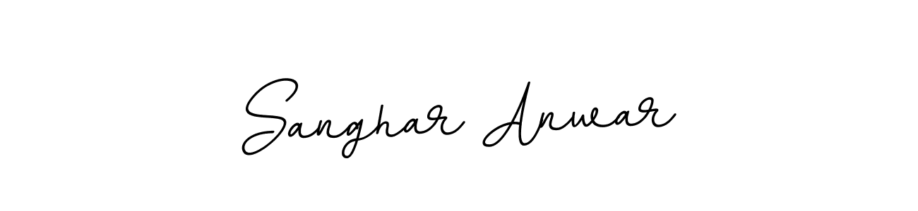 Make a beautiful signature design for name Sanghar Anwar. Use this online signature maker to create a handwritten signature for free. Sanghar Anwar signature style 11 images and pictures png