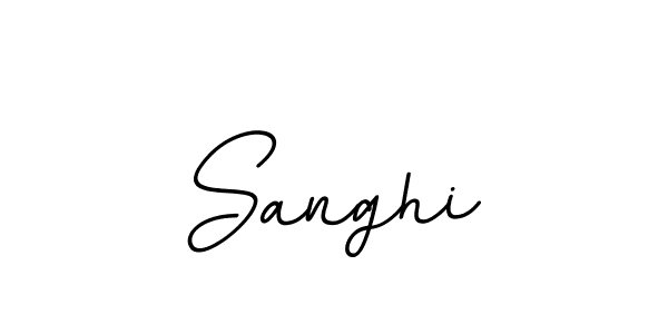 Create a beautiful signature design for name Sanghi. With this signature (BallpointsItalic-DORy9) fonts, you can make a handwritten signature for free. Sanghi signature style 11 images and pictures png