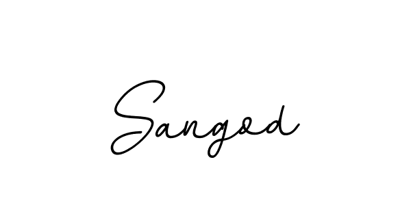 You should practise on your own different ways (BallpointsItalic-DORy9) to write your name (Sangod) in signature. don't let someone else do it for you. Sangod signature style 11 images and pictures png