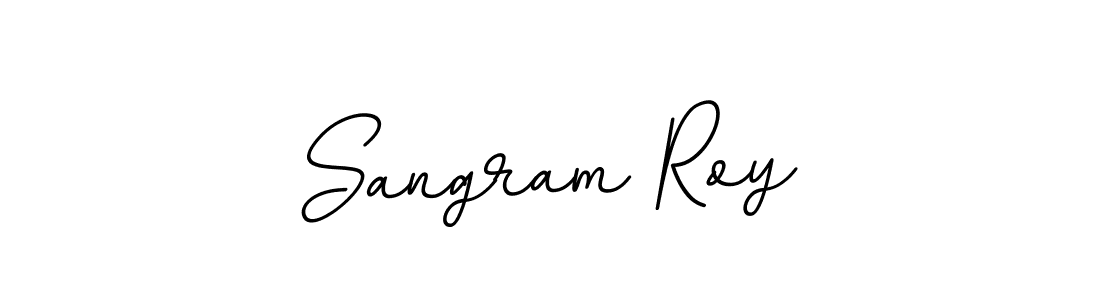 Make a beautiful signature design for name Sangram Roy. With this signature (BallpointsItalic-DORy9) style, you can create a handwritten signature for free. Sangram Roy signature style 11 images and pictures png