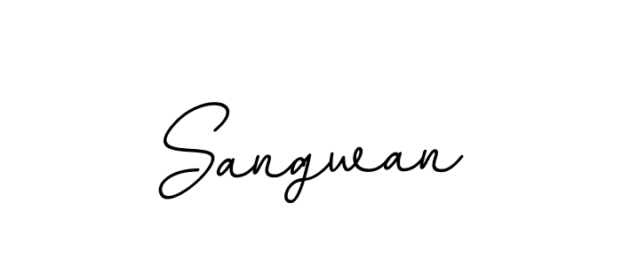 Sangwan stylish signature style. Best Handwritten Sign (BallpointsItalic-DORy9) for my name. Handwritten Signature Collection Ideas for my name Sangwan. Sangwan signature style 11 images and pictures png
