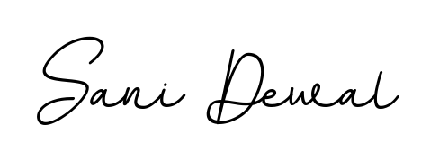 Personalize your online presence with Sani Dewal signature rendered in elegant BallpointsItalic-DORy9 font. Great for website footers and blogs. Sani Dewal signature style 11 images and pictures png