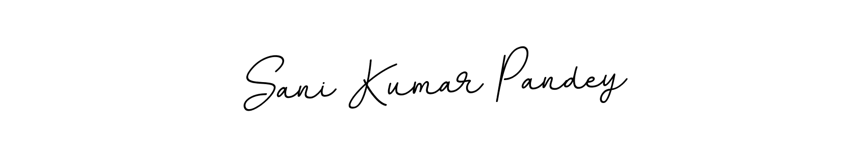 Create a beautiful signature design for name Sani Kumar Pandey. With this signature (BallpointsItalic-DORy9) fonts, you can make a handwritten signature for free. Sani Kumar Pandey signature style 11 images and pictures png