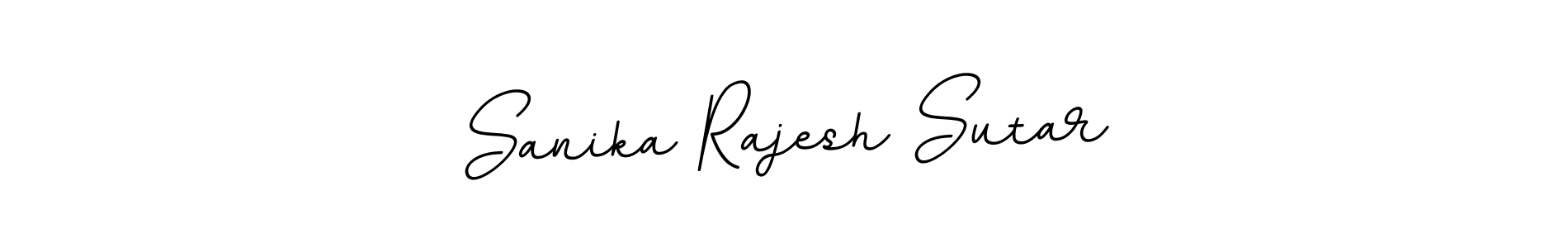 Design your own signature with our free online signature maker. With this signature software, you can create a handwritten (BallpointsItalic-DORy9) signature for name Sanika Rajesh Sutar. Sanika Rajesh Sutar signature style 11 images and pictures png