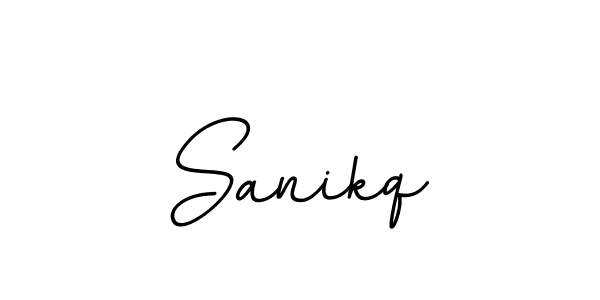 How to make Sanikq name signature. Use BallpointsItalic-DORy9 style for creating short signs online. This is the latest handwritten sign. Sanikq signature style 11 images and pictures png