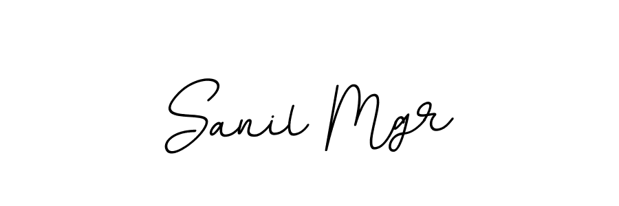 Here are the top 10 professional signature styles for the name Sanil Mgr. These are the best autograph styles you can use for your name. Sanil Mgr signature style 11 images and pictures png