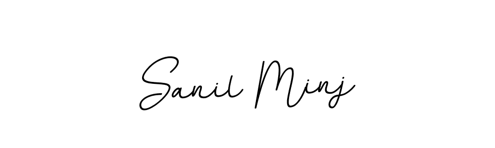 The best way (BallpointsItalic-DORy9) to make a short signature is to pick only two or three words in your name. The name Sanil Minj include a total of six letters. For converting this name. Sanil Minj signature style 11 images and pictures png