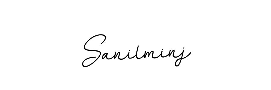 How to make Sanilminj signature? BallpointsItalic-DORy9 is a professional autograph style. Create handwritten signature for Sanilminj name. Sanilminj signature style 11 images and pictures png