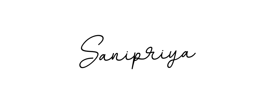 Use a signature maker to create a handwritten signature online. With this signature software, you can design (BallpointsItalic-DORy9) your own signature for name Sanipriya. Sanipriya signature style 11 images and pictures png