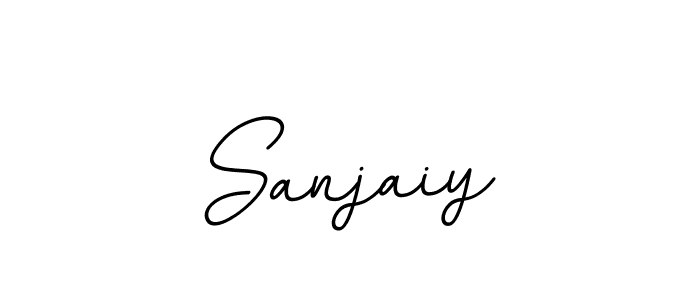 Create a beautiful signature design for name Sanjaiy. With this signature (BallpointsItalic-DORy9) fonts, you can make a handwritten signature for free. Sanjaiy signature style 11 images and pictures png