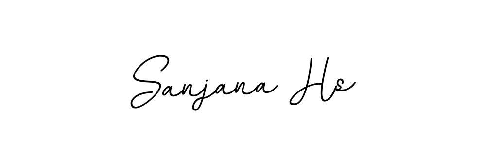 Make a beautiful signature design for name Sanjana Hs. Use this online signature maker to create a handwritten signature for free. Sanjana Hs signature style 11 images and pictures png