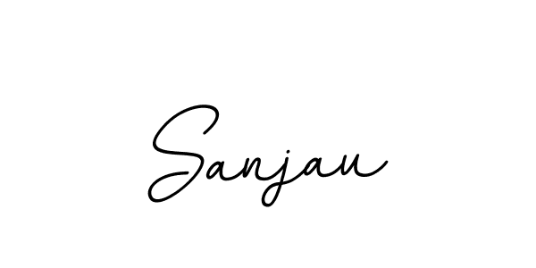 Use a signature maker to create a handwritten signature online. With this signature software, you can design (BallpointsItalic-DORy9) your own signature for name Sanjau. Sanjau signature style 11 images and pictures png