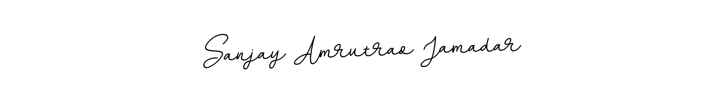 The best way (BallpointsItalic-DORy9) to make a short signature is to pick only two or three words in your name. The name Sanjay Amrutrao Jamadar include a total of six letters. For converting this name. Sanjay Amrutrao Jamadar signature style 11 images and pictures png