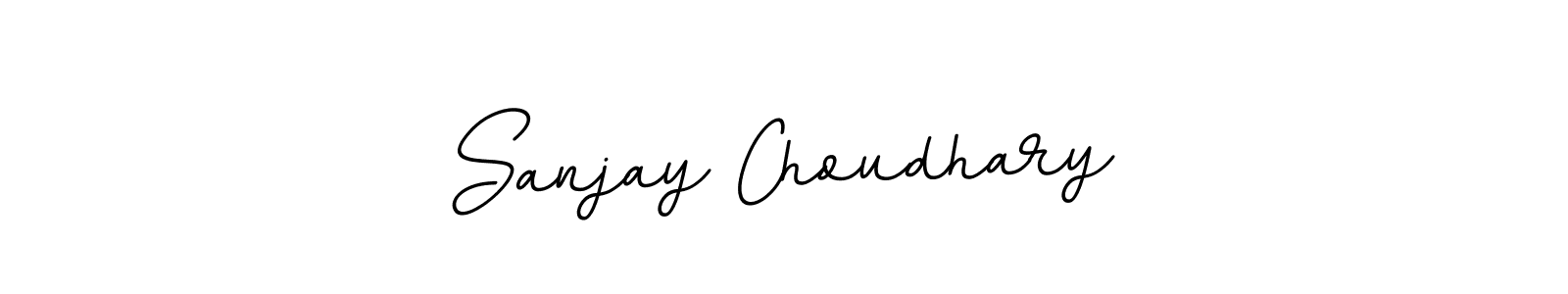 if you are searching for the best signature style for your name Sanjay Choudhary. so please give up your signature search. here we have designed multiple signature styles  using BallpointsItalic-DORy9. Sanjay Choudhary signature style 11 images and pictures png
