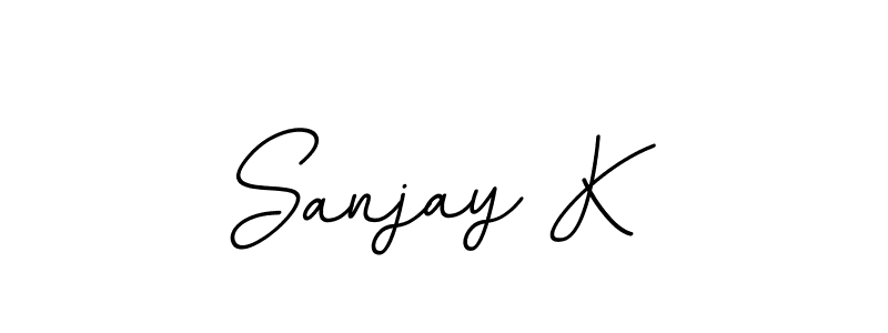 How to Draw Sanjay K signature style? BallpointsItalic-DORy9 is a latest design signature styles for name Sanjay K. Sanjay K signature style 11 images and pictures png