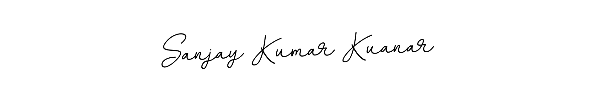 You should practise on your own different ways (BallpointsItalic-DORy9) to write your name (Sanjay Kumar Kuanar) in signature. don't let someone else do it for you. Sanjay Kumar Kuanar signature style 11 images and pictures png