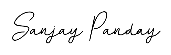 Enhance your business communications with Sanjay Panday signature in BallpointsItalic-DORy9 lettering. Clean, modern, and universally compatible. Sanjay Panday signature style 11 images and pictures png