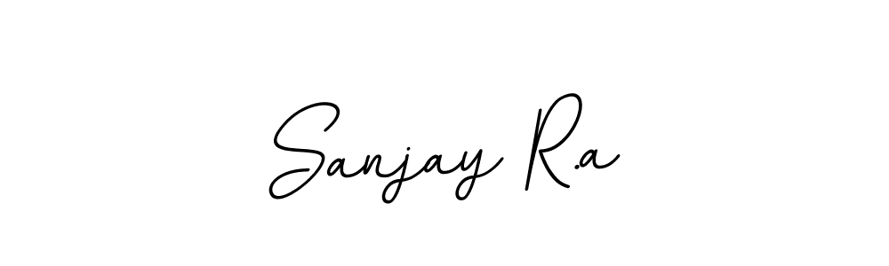 How to Draw Sanjay R.a signature style? BallpointsItalic-DORy9 is a latest design signature styles for name Sanjay R.a. Sanjay R.a signature style 11 images and pictures png