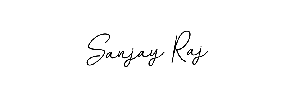 The best way (BallpointsItalic-DORy9) to make a short signature is to pick only two or three words in your name. The name Sanjay Raj include a total of six letters. For converting this name. Sanjay Raj signature style 11 images and pictures png