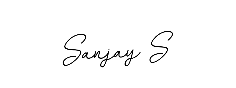 Make a beautiful signature design for name Sanjay S. With this signature (BallpointsItalic-DORy9) style, you can create a handwritten signature for free. Sanjay S signature style 11 images and pictures png