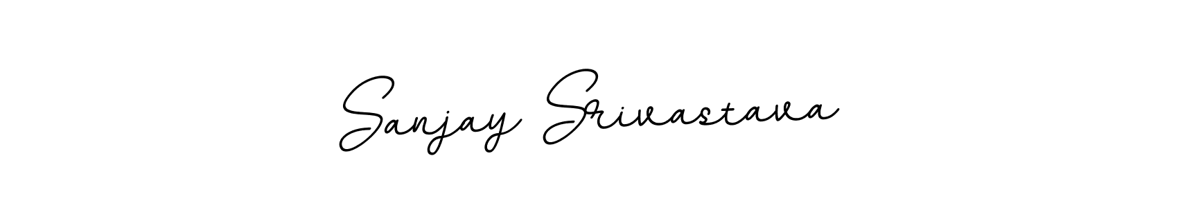 Make a beautiful signature design for name Sanjay Srivastava. With this signature (BallpointsItalic-DORy9) style, you can create a handwritten signature for free. Sanjay Srivastava signature style 11 images and pictures png