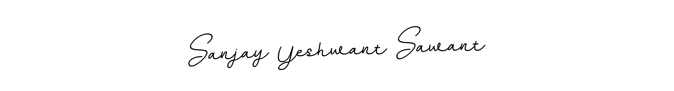 The best way (BallpointsItalic-DORy9) to make a short signature is to pick only two or three words in your name. The name Sanjay Yeshwant Sawant include a total of six letters. For converting this name. Sanjay Yeshwant Sawant signature style 11 images and pictures png