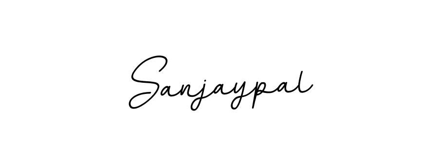 Make a beautiful signature design for name Sanjaypal. With this signature (BallpointsItalic-DORy9) style, you can create a handwritten signature for free. Sanjaypal signature style 11 images and pictures png