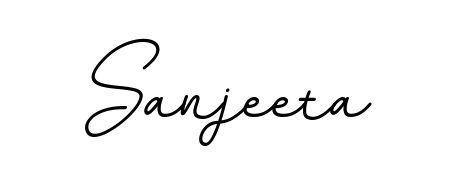 A classic penmanship look for Sanjeeta. The BallpointsItalic-DORy9 font brings timeless elegance and confidence to every signed document. Sanjeeta signature style 11 images and pictures png