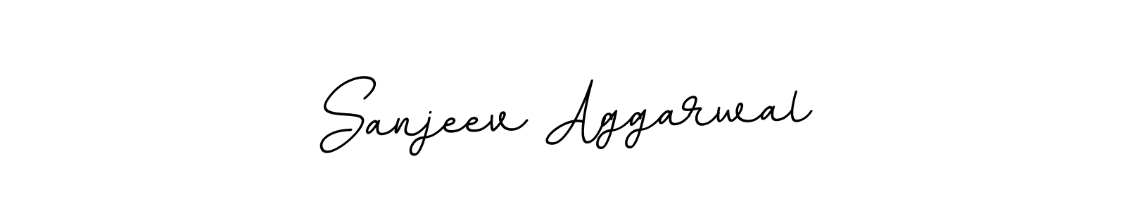 Design your own signature with our free online signature maker. With this signature software, you can create a handwritten (BallpointsItalic-DORy9) signature for name Sanjeev Aggarwal. Sanjeev Aggarwal signature style 11 images and pictures png