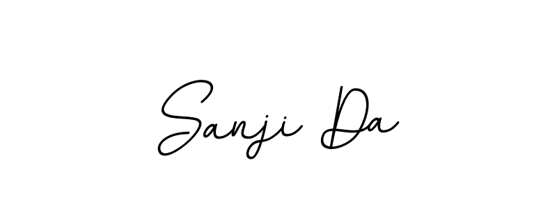 How to make Sanji Da name signature. Use BallpointsItalic-DORy9 style for creating short signs online. This is the latest handwritten sign. Sanji Da signature style 11 images and pictures png