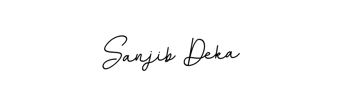 How to make Sanjib Deka signature? BallpointsItalic-DORy9 is a professional autograph style. Create handwritten signature for Sanjib Deka name. Sanjib Deka signature style 11 images and pictures png