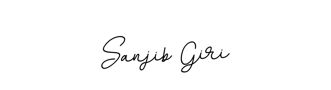 The best way (BallpointsItalic-DORy9) to make a short signature is to pick only two or three words in your name. The name Sanjib Giri include a total of six letters. For converting this name. Sanjib Giri signature style 11 images and pictures png