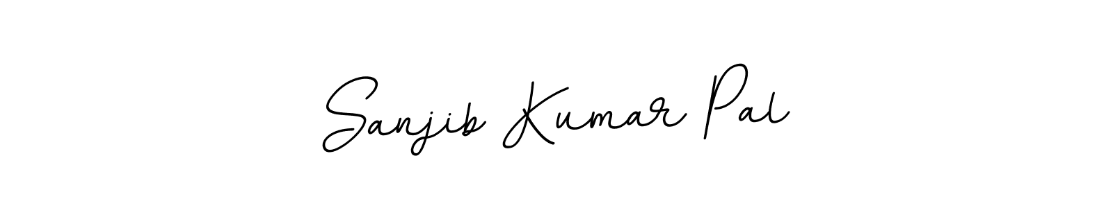 Create a beautiful signature design for name Sanjib Kumar Pal. With this signature (BallpointsItalic-DORy9) fonts, you can make a handwritten signature for free. Sanjib Kumar Pal signature style 11 images and pictures png