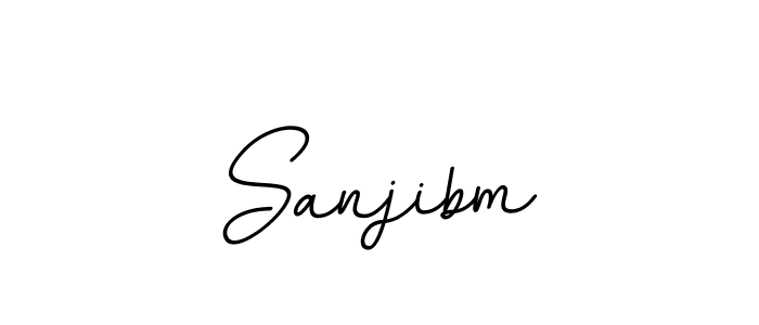 The best way (BallpointsItalic-DORy9) to make a short signature is to pick only two or three words in your name. The name Sanjibm include a total of six letters. For converting this name. Sanjibm signature style 11 images and pictures png