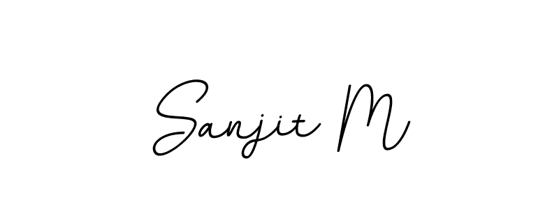 Similarly BallpointsItalic-DORy9 is the best handwritten signature design. Signature creator online .You can use it as an online autograph creator for name Sanjit M. Sanjit M signature style 11 images and pictures png