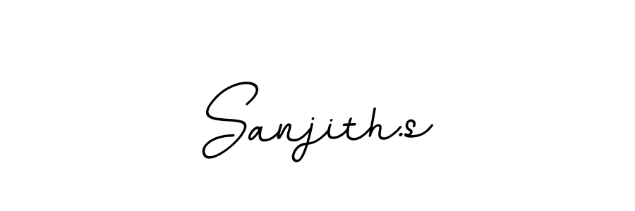 This is the best signature style for the Sanjith.s name. Also you like these signature font (BallpointsItalic-DORy9). Mix name signature. Sanjith.s signature style 11 images and pictures png